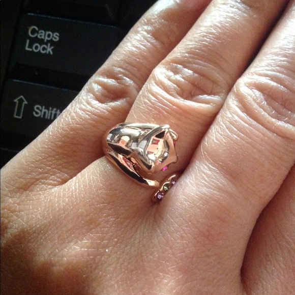 Cat ring rose gold - Picture 2 of 3